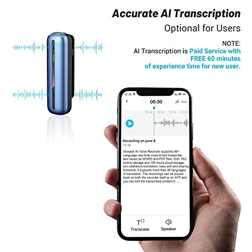 Anfier Mini Voice Recorder 16Gb Smart Digital Voice Recorder With Optional Ai Transcription, Support Both Usb And Wireless File Transfer, S01 New Generation Hd Sound Recorder With Playback #TOP5
