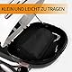 Meisax Motorrad Abdeckplane Outdoor 245 * 105 * 125 cm Motorradplane Wasserdicht Winterfest Motorradabdeckung 210T Oxford Stoff Roller Abdeckplane Outdoor Indoor Fahrräder Motorradgarage, Schwarz