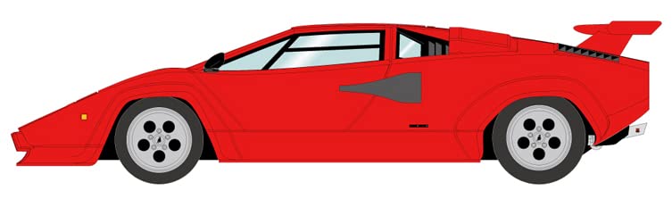 ランボルギーニ　カウンタック LP5000S　1/43 TSM 1/43 ランボルギーニ カウンタック 5000S ブラック