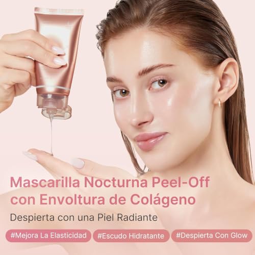 Miniatura 3 de Medicube Crema De Envoltura Nocturna De Colágeno Para Elasticidad E Hidratación - Máscara De Sueño De Tratamiento Facial Para La Noche Con Película De Envoltura De Colágeno Para Renovar La Piel Y