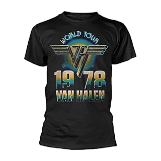 Van Halen World Tour ’78 Officiel T-Shirt Hommes Unisexe - Les Beatles, Paul McCartney, John Lennon, RIngo Starr, George Harrison