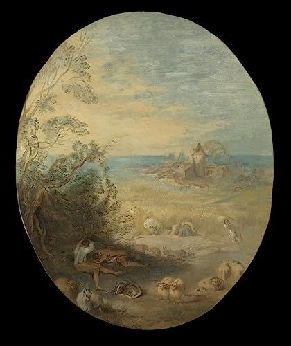 Art Mural L'été de Jean Baptiste Pater poster moderne peinture graffiti 60x90cm