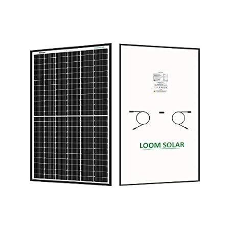 Loom Solar Panel 455W-24V for Home Double Inverter Battery (80Ah to 200Ah) Charging, Mono PERC Technology, for Home, Businesses,Agriculture use, Suitable for 1kW to 5kW Solar Systems (Pack of 2)