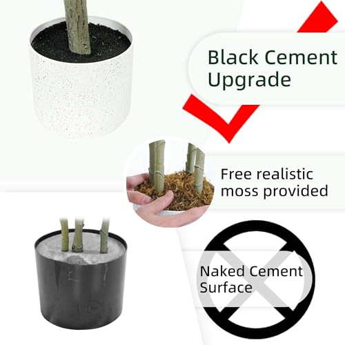 mcc direct Artificial Agave Tree, 120cm Tall Large Decorative Artificial Plant with Plastic Planter and Artificial Moss for House Bedroom Office Garden Store Decoration - Cosy Home Interiors mcc direct Artificial Agave Tree, 120cm Tall Large Decorative Artificial Plant with Plastic Planter and Artificial Moss for House Bedroom Office Garden Store Decoration - Image 7