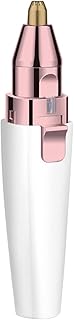 2 em 1 feminino removedor de pêlos facial mini batom recarregável portátil aparador de sobrancelhas elétricas indolores barbeadores de depilação Removedor de pelos portátil,Batom removedor de pelos,Depilador recarregável,Depilador feminino White