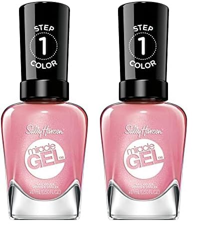Sally Hansen Miracle Gel Travel Seekers Collection - Esmalte de uñas, Shell Yeah, 0.5 onzas líquidas (paquete de 2) disponible en Yaxa El Salvador