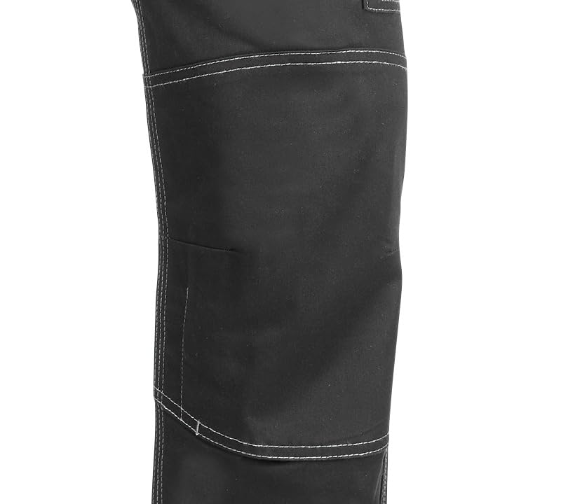Spodnie Juba Multi-Pocket: 68% bawełny, 30% poliestru i 2% elastanu. 260 g/m². Szare - Rozmiar: M