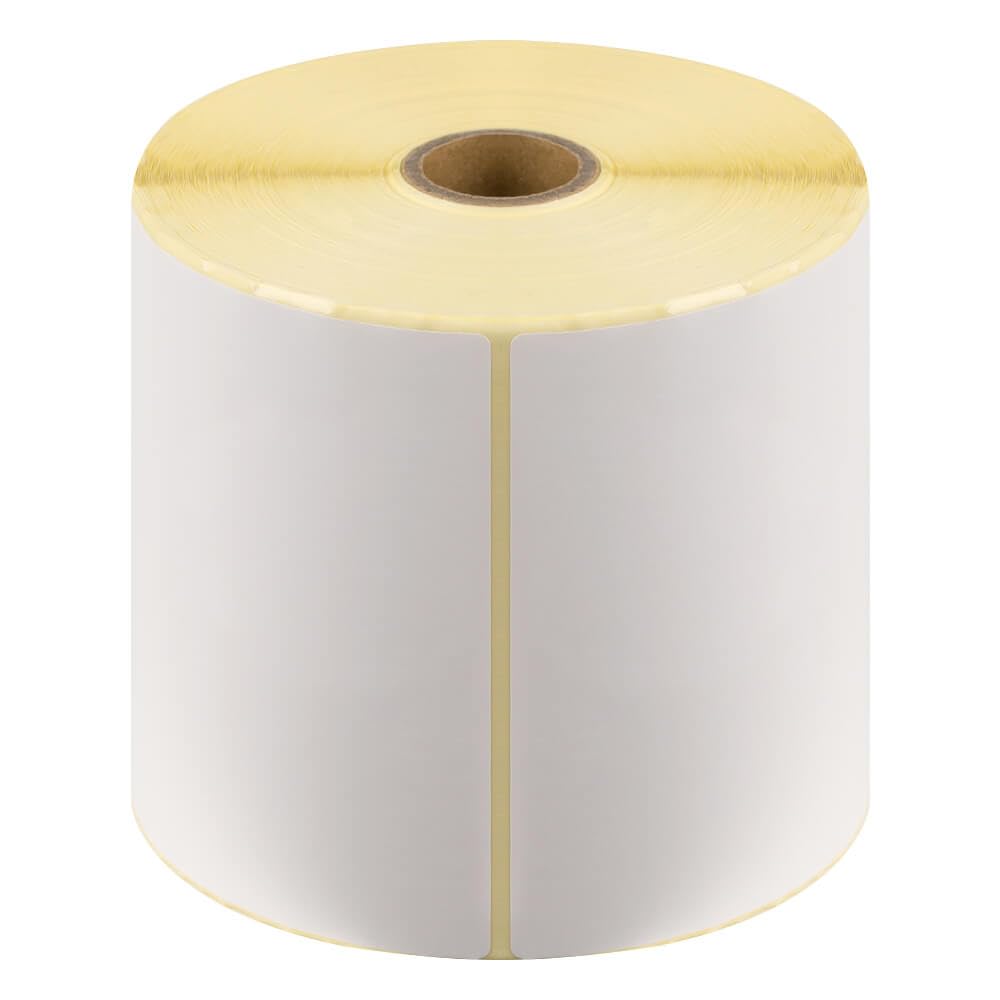 Thermo-Eco Versandetiketten, weiß, 10 x 15 cm, 500 Stück/Rolle, 100 Rollen, Art.-Nr. 611867 | Paket Etiketten | Versandlabel | Rollen Etiketten
