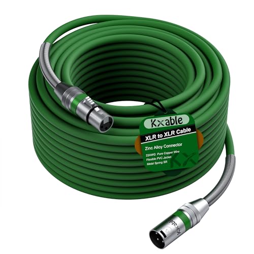 Kxable XLR Microphone Cable 150 FT, XLR Male to Female
