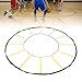 Denash Trainer, 12 Rungs Circle Speed and Ladder Nylon Footwork Ladder Football Training Equipment
