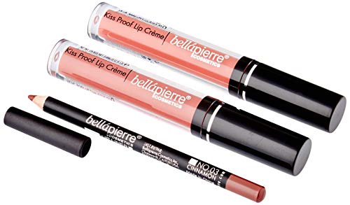 Bellapierre Ombre Rose Kiss Proof Slay Lip Kit Incognito/Muddy Rose Transfer Proof Lip Collection Liquid Lipstick Set Cover