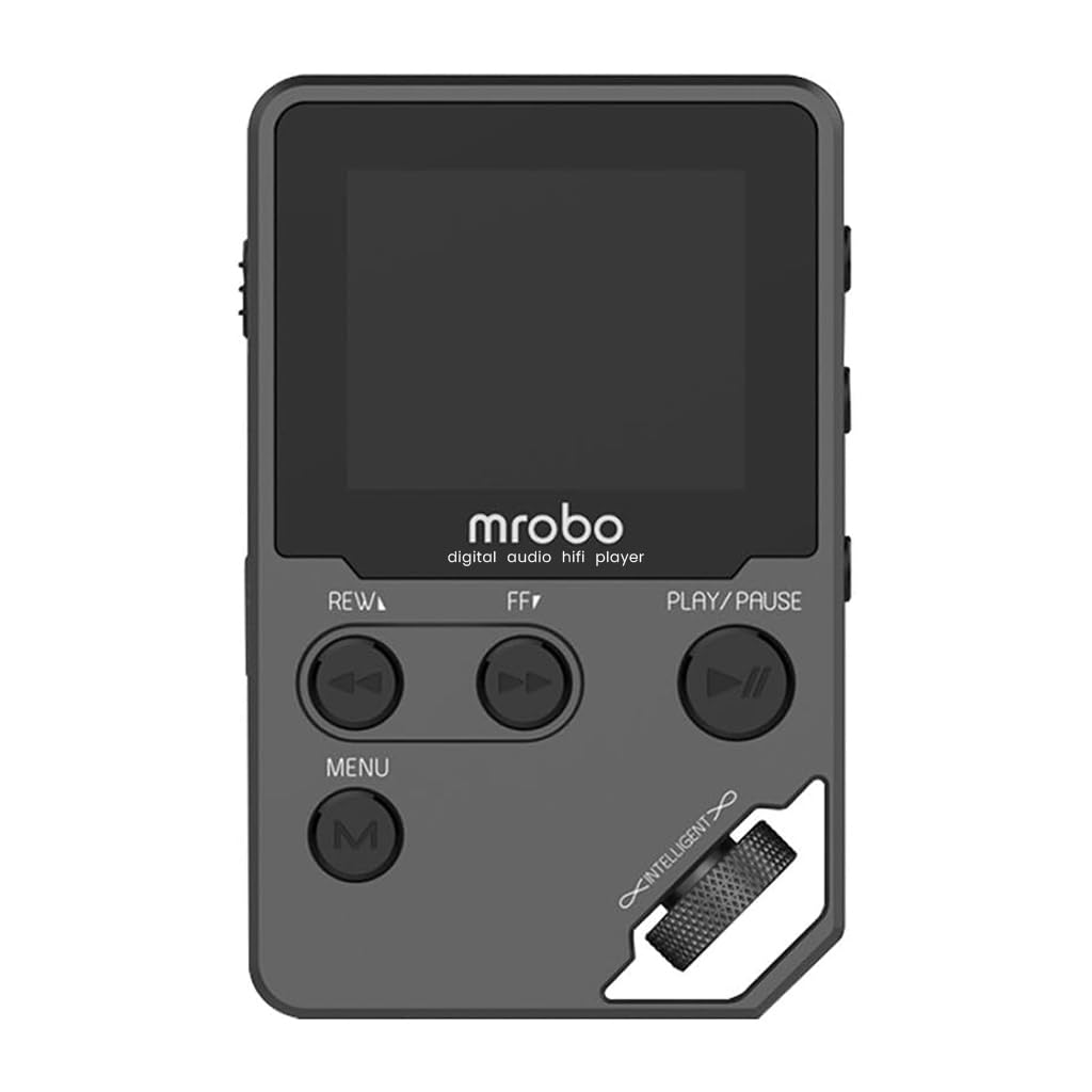 Mrobo C5 8GB MP3 Player with Bluetooth 5.0 1.8 Inch Display TFT Screen DAC HiFi Lossless Music Player Voice Record e Book FM Player for Audiophile