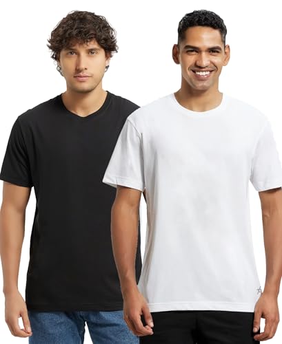 Jockey 2714 Men's Super Combed Cotton Rich Solid Round Neck Half Sleeve T-Shirt