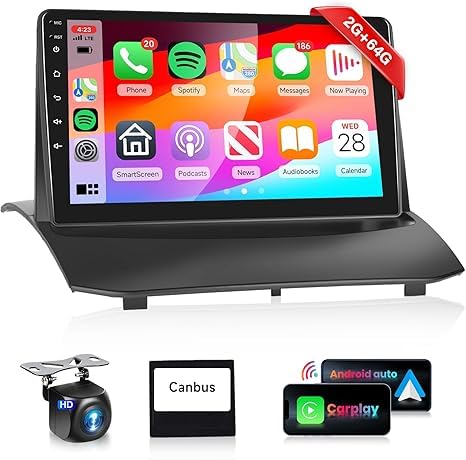 Junsun 9-Inch Android 12 Car Stereo – For Ford Fiesta 2009-2013, GPS NAVI, Carplay, 32GB ROM