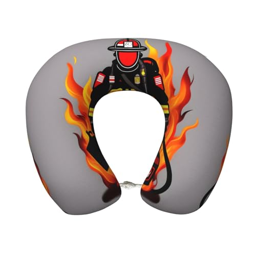 Almohada cuello de viaje poliéster tamaño único miniatura 1