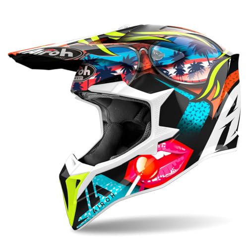 Casque de motocross Airoh Wraaap pour vos sorties dominicales et sessions tout-terrain