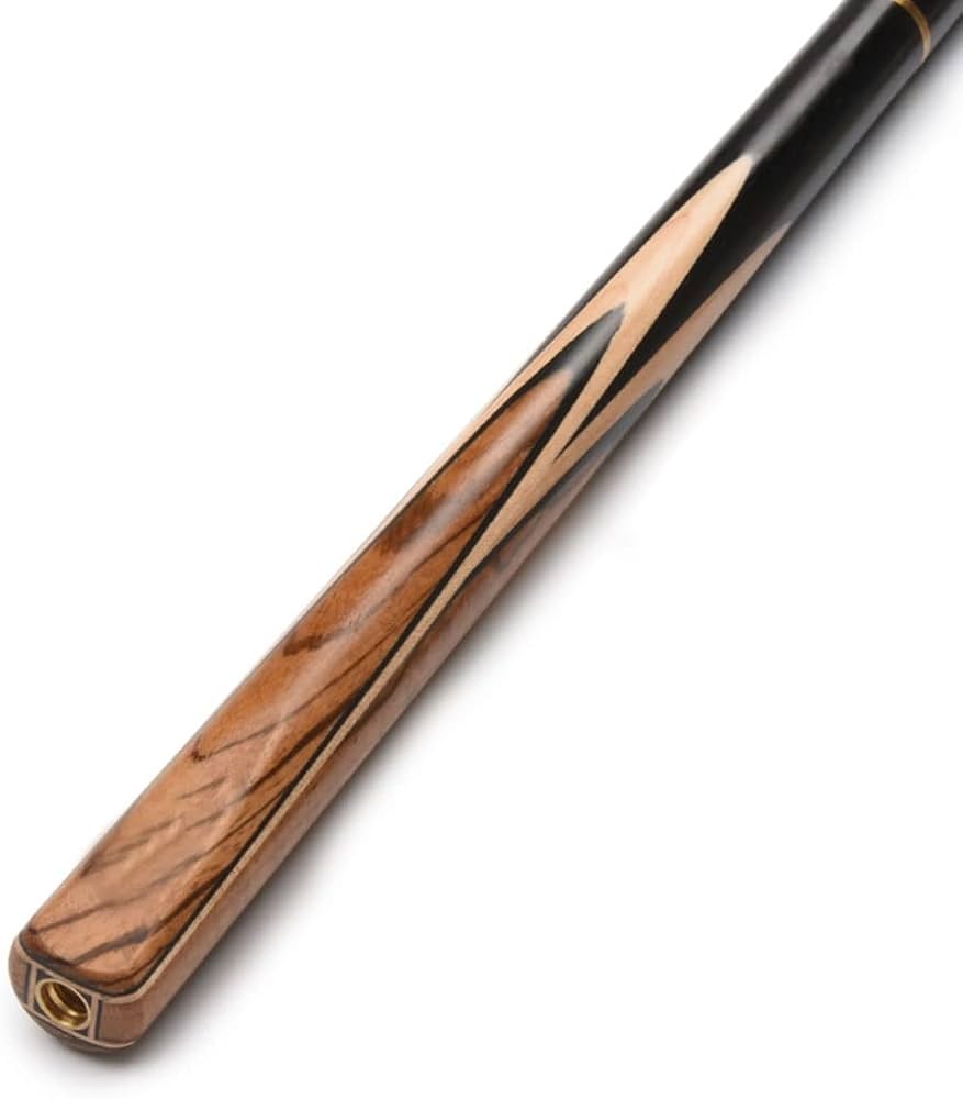 ビリヤードキュー 木製 黒茶 約145cm ビリヤードキュー 木製 黒茶 約145cm