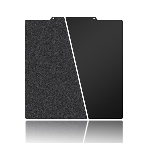 Image of 310x310mm Black Build Plate for CR-10 /10S /Artillery SW-X1 /X2 /LK5, Double Sided Textured PEI+Smooth PEI Flexible Spring Steel Platform Heated Printing Bed for Creality /Artillery /Longer Printer