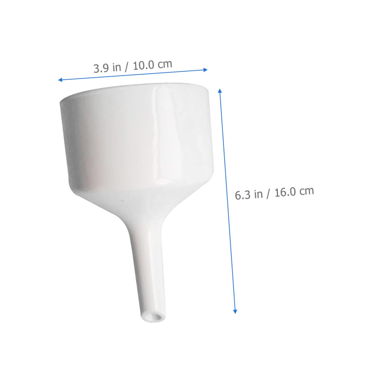 CHILDWEET Laboratory Funnel Buchner Funnel Tool Kitchen Funnel Laboratory Tool Funnel for Students Food Funnels Porcelain Funnel Buchner Filtration Labs Filtration Funnel Ceramics White