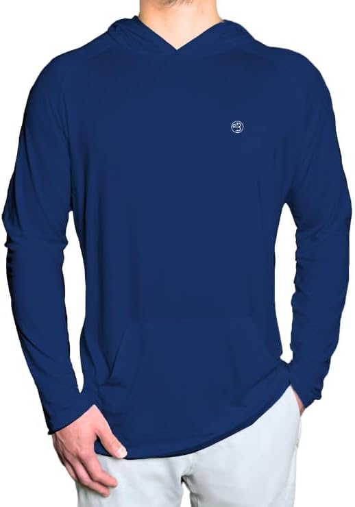 Mens Dry-Fit UPF 50+ Sun Shirt Hooded, Fishing Shirts for Men Long Sleeve, SPF Shirts for Men, Men's Rash Guard - Image 2