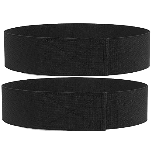 YOU&M Women's Velcro Waist Belts Elastic Stretch Simple No Metal Without Buckle for Dresses
