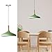 Produktbild bamyum Champion Küchenlampe Hängend aus Holz und Metall 35 cm, Hängelampe Esstisch, Pendelleuchte Wohnzimmer, Küchenlampen E27, Pendelleuchte Minzgrün für Schlafzimmer, Wohnzimmer, Deckenbeleuchtung