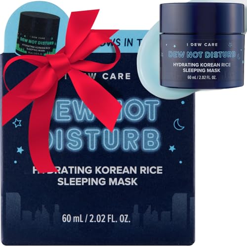 I DEW CARE Night Sleeping Mask - Dew Not Disturb | Korean Overnight Face Mask, Hydrating, Overnight, Glass Skin, Glow, Best Skincare for Women, Stocking Stuffers, Gifts For Women, 2.02 FL Oz (60 ml)