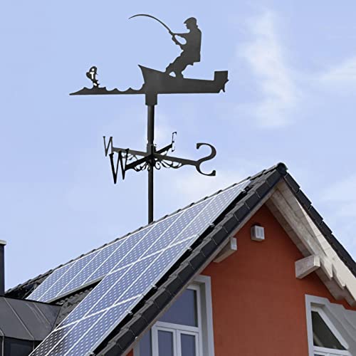 Indicateur vent toit fer robuste pour résister aux tempêtes sur pavillon - 3