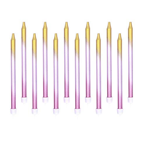 Pioneer Europe 15822 Set Of Candles, Rose Gold Ombre