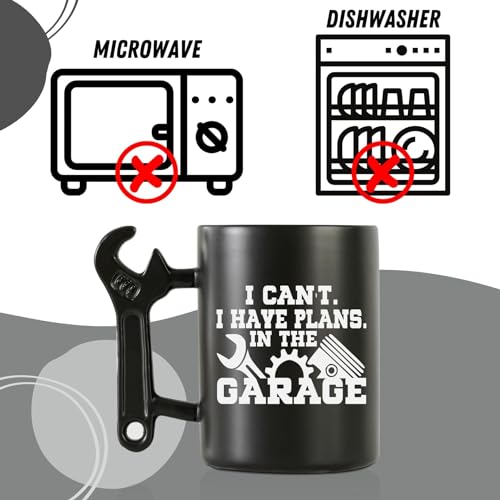 Taza de cerámica con asa llave 13.5 oz miniatura 7