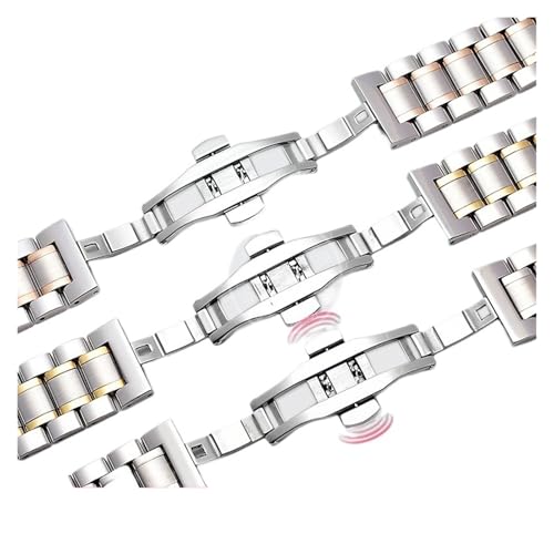 Bracelet de montre acier inoxydable incurvé universel 18mm 20mm 22mm 24mm