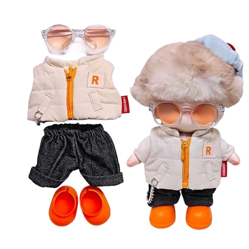 For Labubu Dimoo �� 4�_�Z�b�g �ʂ�����ݗp ���u�u �f�B���[�Ή� 15/17cm�l�`�̕� �x�X�g �W�[���Y �C ���K�l ���킢�� �g�����h �R�X�`���[�� �����ւ� �l�`�x�r�[�� �Ȑl�`�̕� DIY �A�N�Z�T���[ �ߑ��̂�