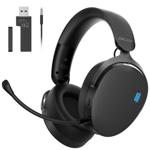 Acer Gaming Headset with Aluminum Frame for PS5, PS4, Switch - Black
