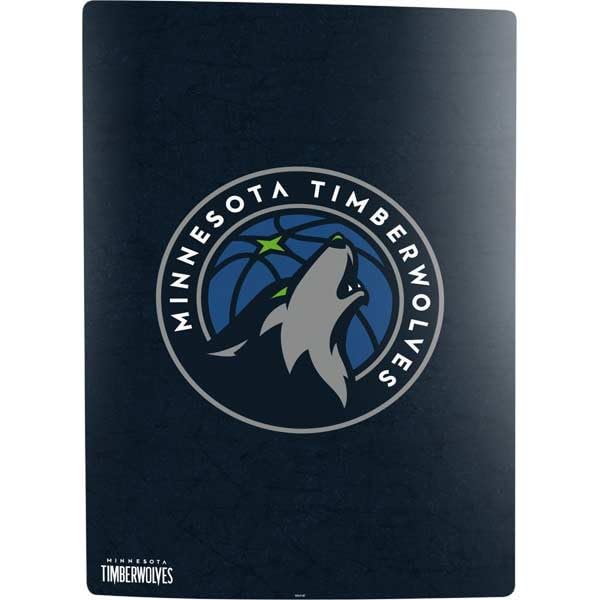 Skinit Decal Gaming Skin Compatible with PS5 Digital Edition Bundle - Officially Licensed NBA Minnesota Timberwolves Distressed Design