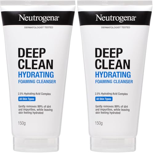 Neutrogena Deep Clean Hydrating Foaming Cleanser 150 g (Pack of 2)