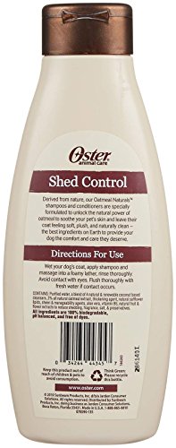 Oster Oatmeal Essentials Shampoo, 18-Ounce, Shed Control #TOP1
