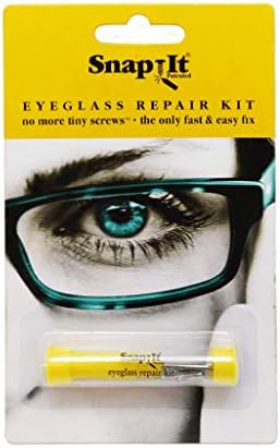 Snapit EyeGlass Repair Kit, With Long Easy Fit Screws And Micro Screwdriver. Perfect For Fixing Sunglasses, Spectacles, Glasses And Reading Glasses. Used By Opticians.