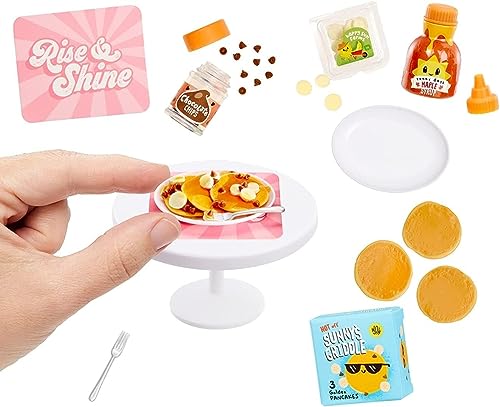 MGA's Miniverse Make It Mini Food Diner Series 1 - Juego de Resina DIY en Bola Opaca - Ingredientes y Accesorios de Cocina Sorpresa - Para Niños y Coleccionistas Mayores de 8 Años