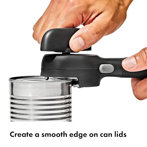 Oxo Can Opener Smooth Edge in black, Nylon, 6.22 x 16.89 x 27.31 cm - Image 3