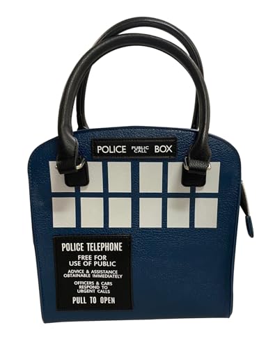 Scificollector Doctor Who Tardis Sac à main exclusif pour adulte Bleu 13 x 9 x ,7 cm, bleu, 13 X 9 X .7cm
