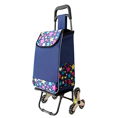 Carretilla portátil multifuncional plegable con ruedas de cristal miniatura 1