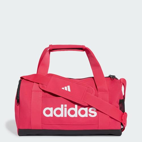 adidas Unisex Essentials Linear Duffel Bag Duffel_Bag, Power pink/White, One Size – Ansicht 5