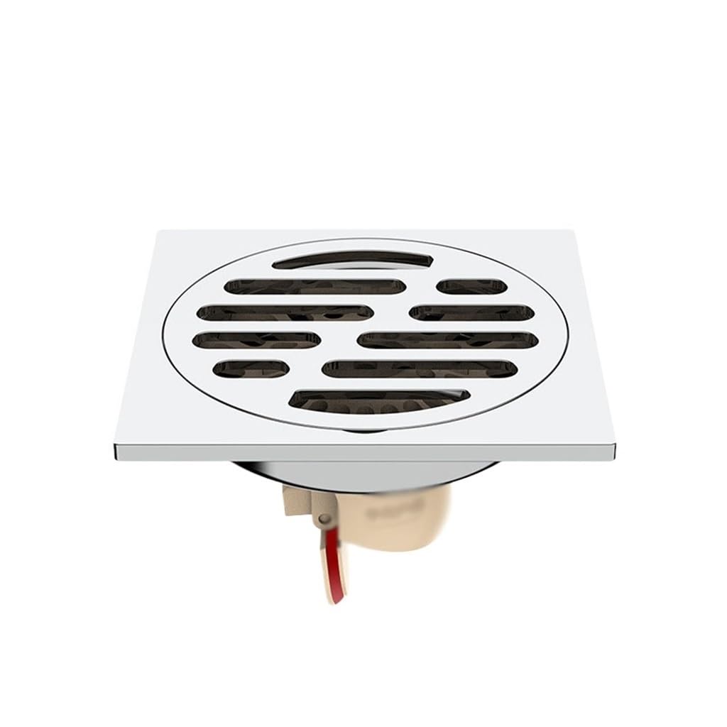 Italiano: Cucina, Bagno, Scarico Bagno, Scarico A Pavimento in Acciaio Inox, Filtro Capelli