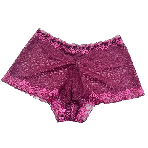AGJGFM Mens Lace sissy pouch panties Boxer underwear