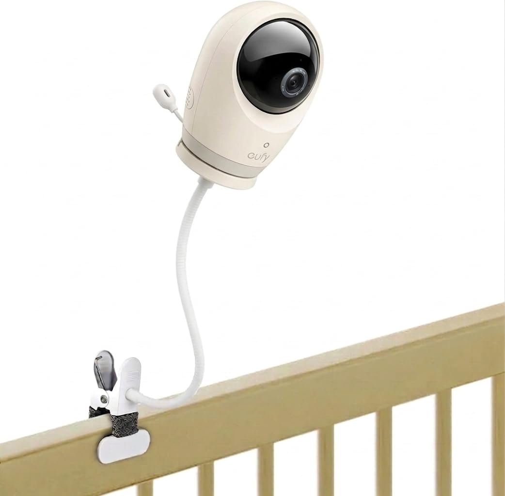 Soporte para vigilabebés eufy con cámara E21/E20/C10, soporte universal para cámara de bebé eufy E21, soporte de sujeción flexible, accesorio para monitor de bebé eufy E21/E20/C10