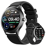 Gydom Smart Watches for Men Women Answer/Make Call, 1.32' Smartwatch with Pedometer/Heart Rate/Sleep/Spo2 Monitor, IP68 Waterproof Fitness Tracker for Android iPhone Samsung Phones, 110+ Sport Modes