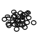 Color: Negro sourcing map Sello retén junta tórica de goma de nitrilo negra flexible 30 piezas 10. 5mmx1. 9mm