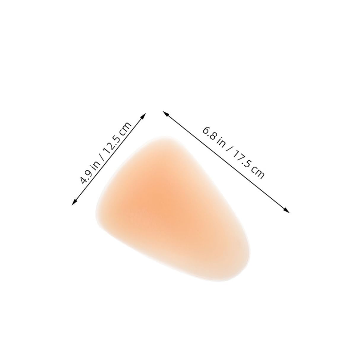 Abaodam Ginocchiere in Silicone Beige 4 Pezzi per Pattinaggio e Snowboard Design Ergonomico e Facile da Indossare, Protezione per Ginocchia in Attività All'aperto