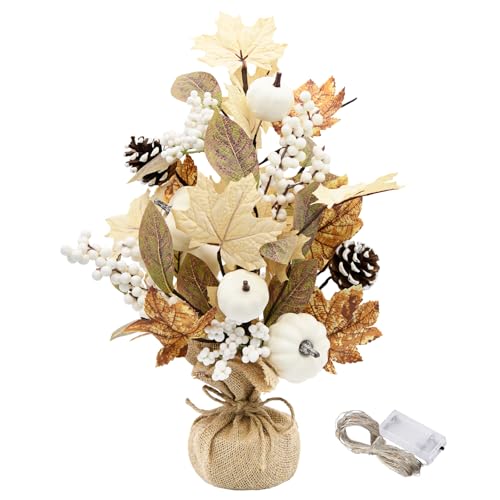 Lighted Fall Table Tree Decor, Fall Decorations for Home