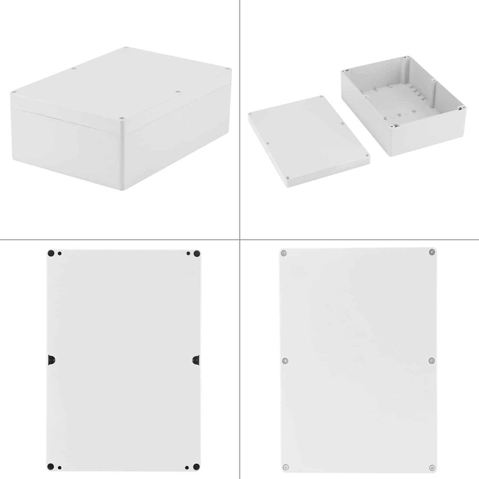 Junction Box 263 * 185 * 95mm Waterbestendig Wit Plastic Behuizing Project Case DIY Junction Box